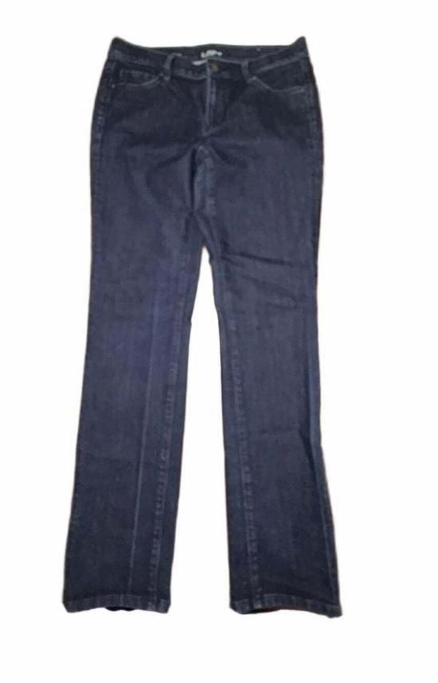 Ann Taylor LOFT Modern Straight Jeans Size 29/8 Dark Wash